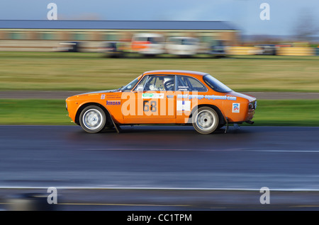 Christmas Stages Rally at Croft Circuit near Darlington in the UK January 2012 Stock Photo