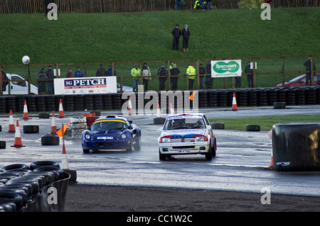 Rallying at Croft Racing Circuit Stock Photo - Alamy