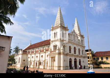 Santa Cruz Basilica in Cochin, Kerala. Stock Photo