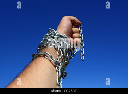 hand chain Stock Photo