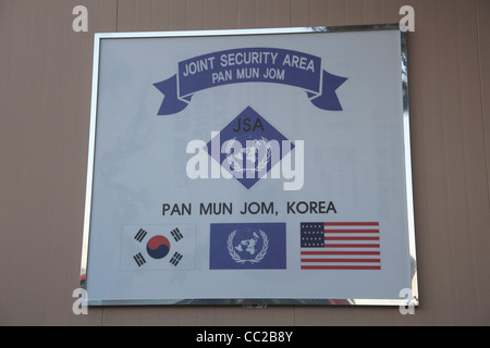 Joint Security Area Panmunjom, Demilitarized Zone, DMZ, South Korea, Asia Stock Photo