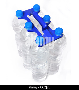 Group of recycling bottles and caps over white background Stock Photo ...