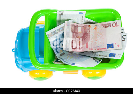 Truckload of money Stock Photo