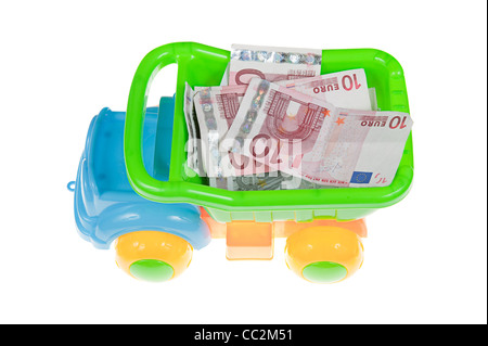 Truckload of money Stock Photo