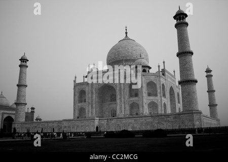 Taj Mahal, built in 1653 by Shah Jahan for his wife Mumtaz Mahal ...