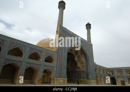 This is the south eivan, one of four giving on to the main courtyard of the massive Jameh (Friday) Mosque in Isfahan, Iran. Stock Photo