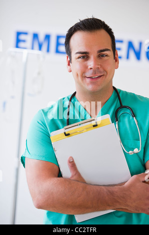 USA, New Jersey, Jersey City, Portrait of doctor Stock Photo