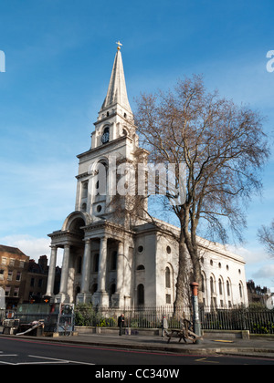 Christ Church Spitalfields, East London Stock Photo