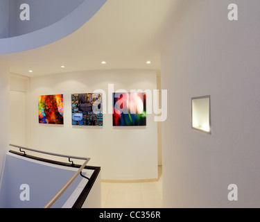 ARCHITECTURE: Private Gallery Display (Germany/Bad Toelz) Stock Photo