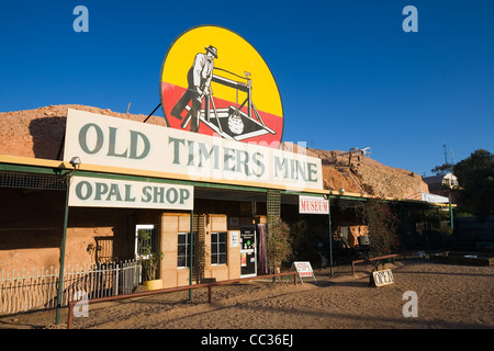 Old Timers Mine in Coober Pedy, South Australia, Australia Stock Photo