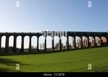 Ouse Valley Viaduct (Balcombe Viaduct) over the River Ouse on the London to Brighton Railway. East Sussex England UK. Stock Photo