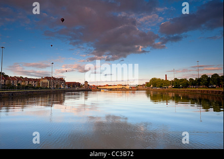 Floating Harbour, Bristol, uk Stock Photo