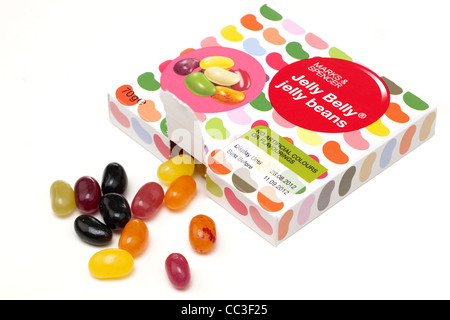 70 gram box of Jelly Beans from Marks and Spencer Stock Photo