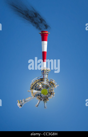 Industrial World - a vision of humorous. Stock Photo