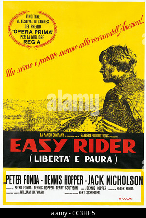 Manifesto Film: Easy Rider, 1969, Directed By Dennis Hopper. Stock Photo