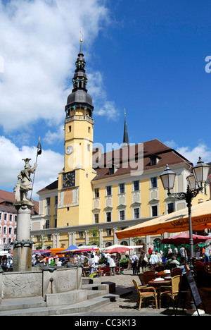 City hall of the historical old town of Bautzen. Stock Photo