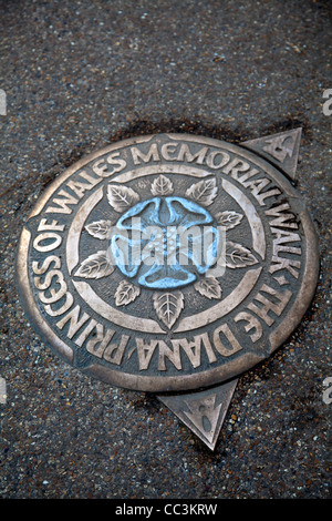 The Diana Princess of Wales Memorial Walk in Hyde Park - London UK Stock Photo