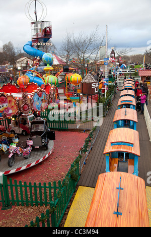 Winter Wonderland at Hyde Park - London UK Stock Photo