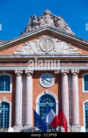 Capitole de Toulouse, Toulouse, Haute-Garonne, Midi-Pyrenees, France Stock Photo