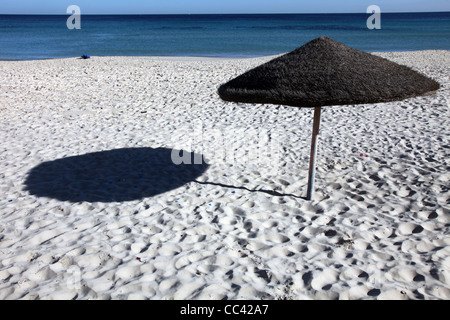 Beach on a sunny day, Sousse, Tunisia Stock Photo