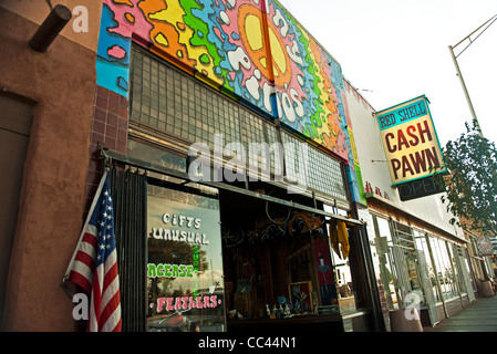 The scene along Route 40 the old Route 66 in Gallup New Mexico Stock Photo