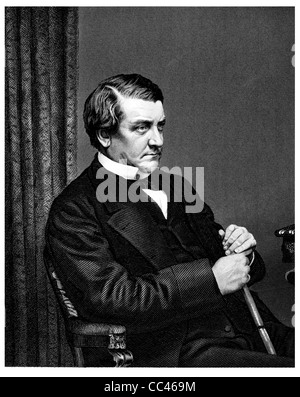 Richard Southwell Bourke 6th Earl of Mayo 1822 1872 Lord Naas statesman British Conservative Party Dublin Ireland chair Stock Photo