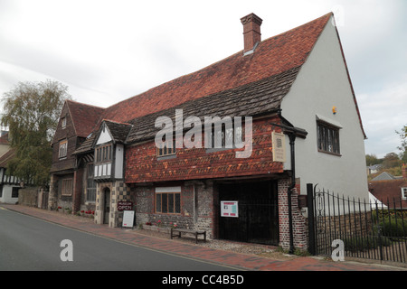 The Anne of Cleves House (divorced wife of King Henry VIII) in Lewes, East Sussex, UK. Stock Photo