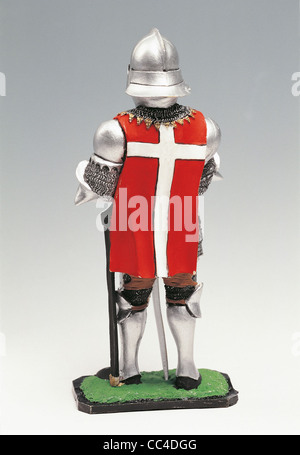 Collecting: Soldiers In Armour Knight Of Malta Armour Italian Fine 15th Century. Stock Photo