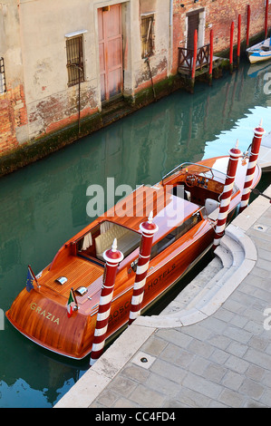 taxi grazia venetian classic water parked boscolo outside star cannaregio venezia sestiere hotel alamy similar