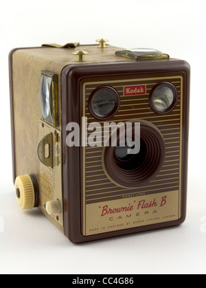 Kodak Brownie Flash B film Camera Stock Photo