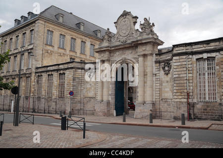 The main entrance to Le Musée des Beaux-Arts on Rue Paul Doumer, in Arras, France. Stock Photo