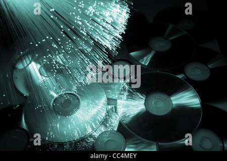 Optical fiber Stock Photo