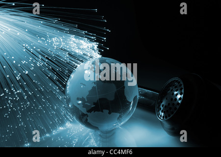 Fiber optical Stock Photo