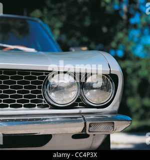Cars Italy XX - Auto Fiat Dino 2000 Coupe. Year 1968. Metallic Gray. Particular Stock Photo