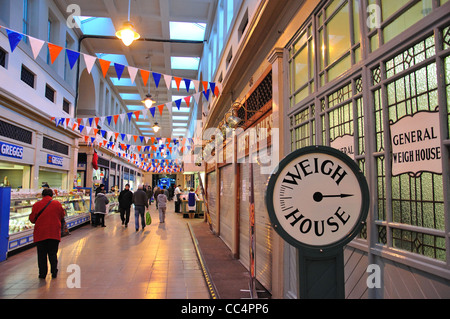 Original Weigh House in Grainger Indoor Market, Grainger Town, Newcastle upon Tyne, Tyne and Wear, England, United Kingdom Stock Photo