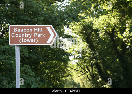 beacon hill country park sign Stock Photo: 103117910 - Alamy