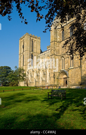 South Front of Ripon Cathedral North Yorkshire England UK United Kingdom GB Great Britain Stock Photo