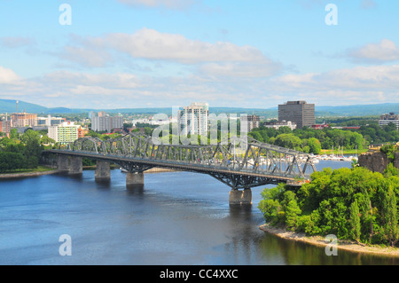 Alexandra Bridge, Ottawa Stock Photo