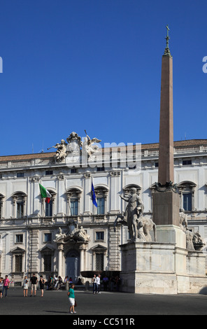 Italy, Lazio, Rome, Piazza del Quirinale, Palazzo della Consulta, Constitutional Court, Stock Photo