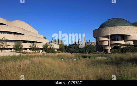 Canada, Quebec, Gatineau, Canadian Museum of Civilization, Stock Photo