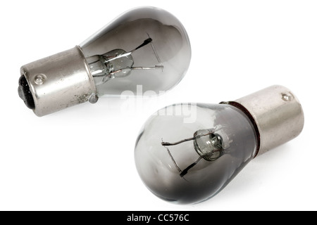 Light bulbs, isolated on a white background Stock Photo