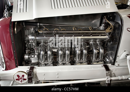 1923 Miller 122 Indy racing car  Straight Engine engine Stock Photo