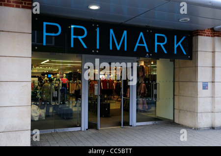 Primark clothes retailer shop store, Commercial Street, Newport Stock ...