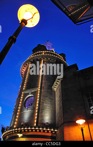 The Sunderland Empire Theatre at dusk, High Street, Sunderland, Tyne and Wear, England, United Kingdom Stock Photo