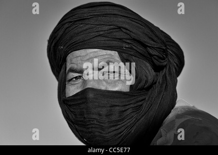 Portrait of a man dressed in traditional robes, Marrakesh, Morocco Stock Photo