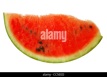 Scarface piece of watermelon. Stock Photo