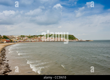 South Bay, Scarborough on a sunny day. North Yorkshire, UK Stock Photo