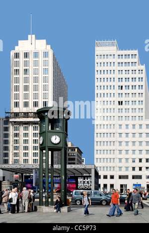 Potsdam place in Berlin with Beisheim centre and Hotel Ritz Carlton. Stock Photo