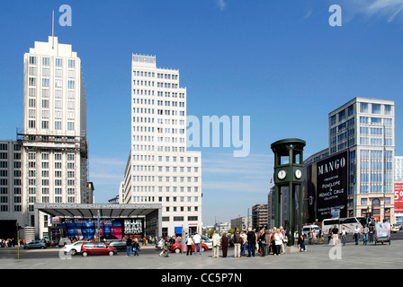 Potsdam place in Berlin with Beisheim centre and Hotel Ritz Carlton. Stock Photo