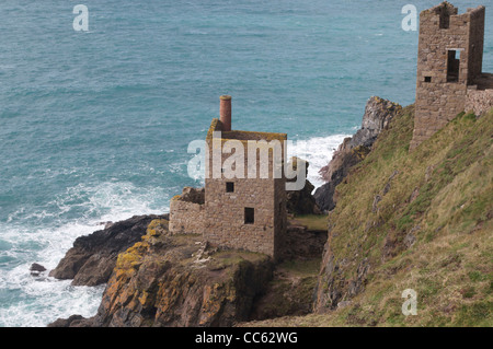 Crown Mines, Botallack, St.Just Stock Photo